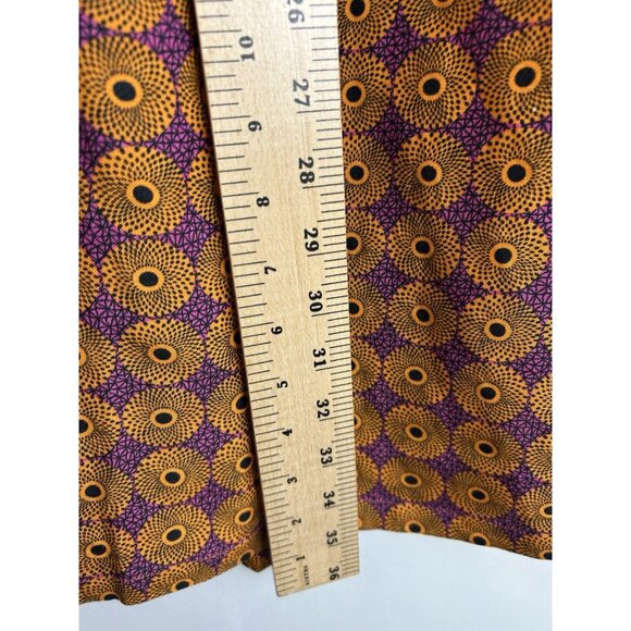Corey Lynn Calter Women's XS Purple & Orange Floral Elastic/Button Maxi Skirt - Picture 4 of 15